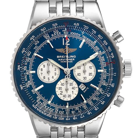 breitling navitimer heritage blue dial|Breitling Navitimer heritage 1884 price.